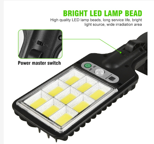 Miniatura 2 de Lampara Solar con Sensor + control